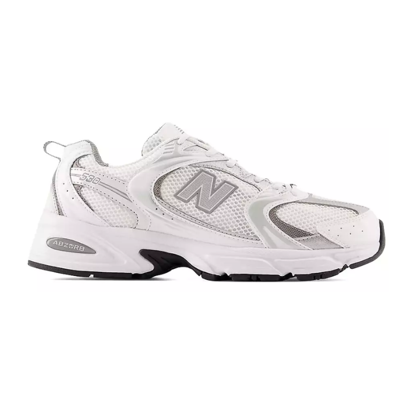 New Balance 530 – White Silver Metallic