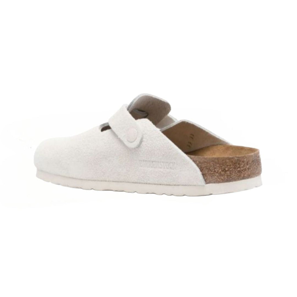Birkenstock Boston cream white